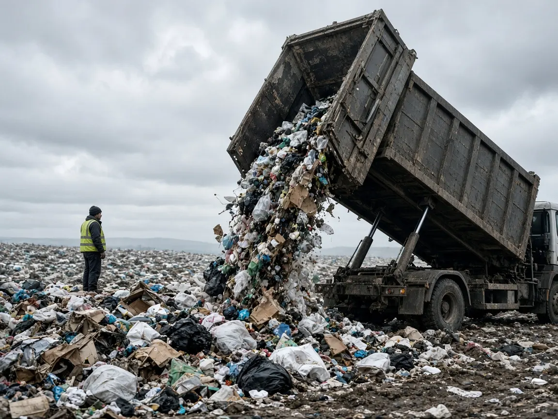 Вывоз мусора на полигон в Курске